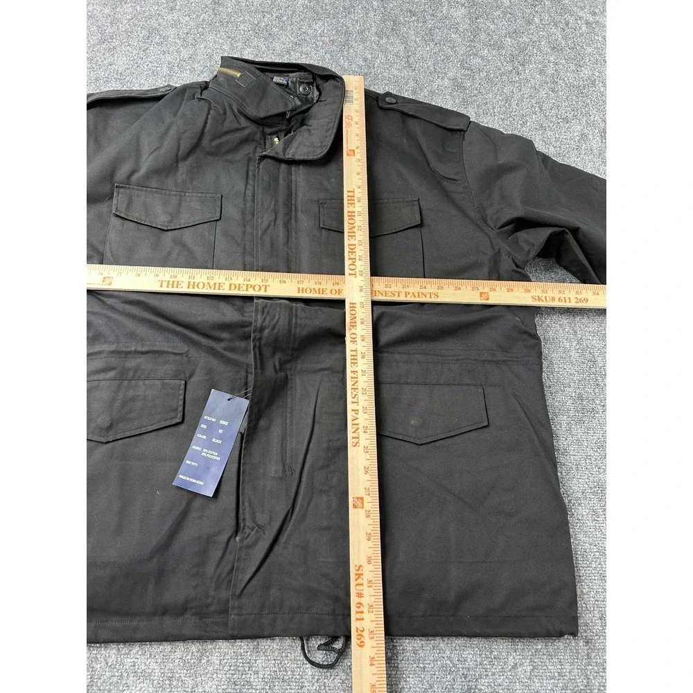 Vintage‎ Jordan Craig Black Cotton Polyester Field Jacket Hooded Size 5X NEW